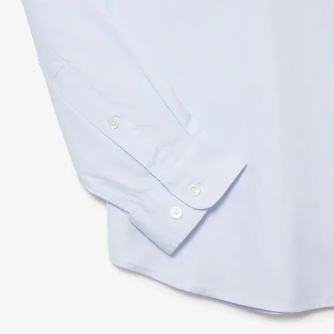 Chemise en coton coupe slim pour homme