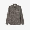 Chemise en coton imprimée, coupe classique Chemise en coton imprimée, coupe classique