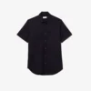 Chemise en coton à manches courtes pour homme, coupe classique