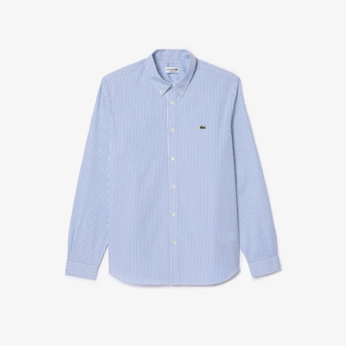 Chemise en coton rayée coupe classique pour homme Chemise en coton rayée coupe classique pour homme