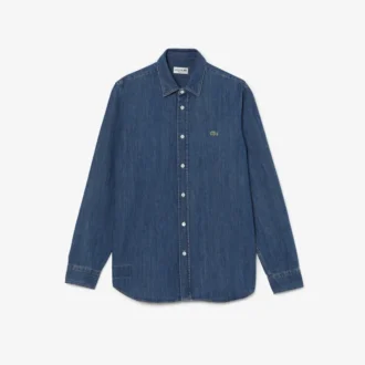 Chemise en denim coupe classique pour homme