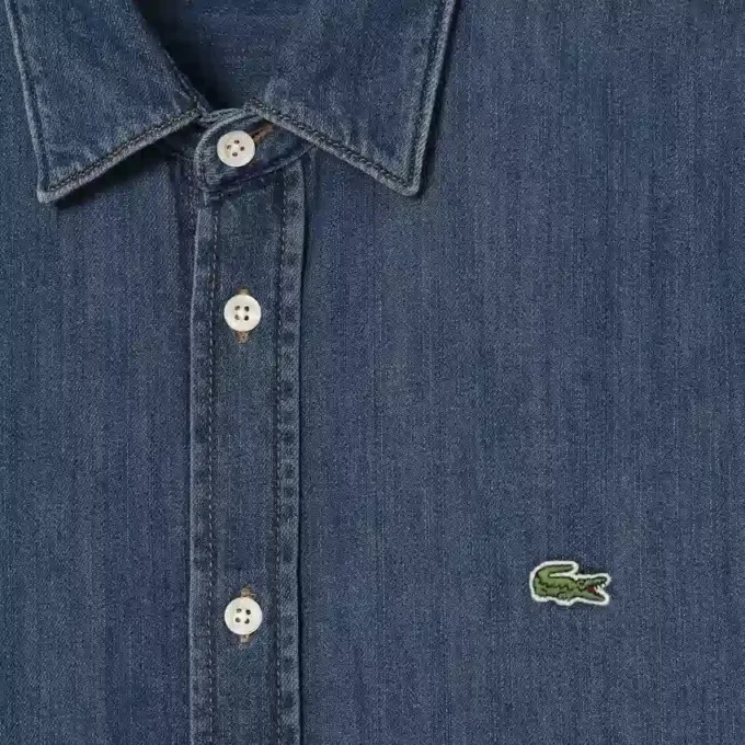 Chemise en denim coupe classique pour homme