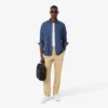 Chemise en denim léger coupe classique pour homme