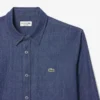 Chemise en denim léger coupe classique pour homme