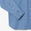 Chemise en denim léger coupe classique pour homme