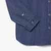 Chemise en denim léger coupe classique pour homme