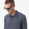 Chemise en flanelle à carreaux coupe classique pour homme