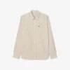 Chemise en flanelle à carreaux coupe classique pour homme