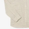 Chemise en flanelle à carreaux coupe classique pour homme