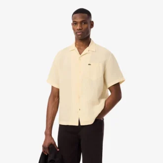 Chemise en lin coupe décontractée