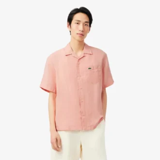 Chemise en lin coupe décontractée