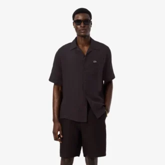 Chemise en lin coupe décontractée