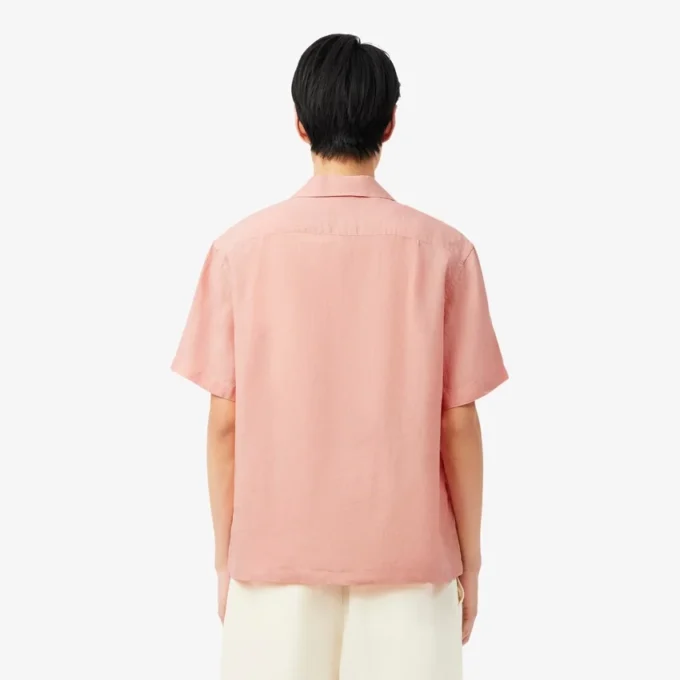 Chemise en lin coupe décontractée