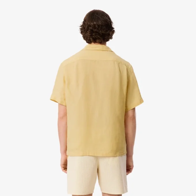 Chemise en lin coupe décontractée