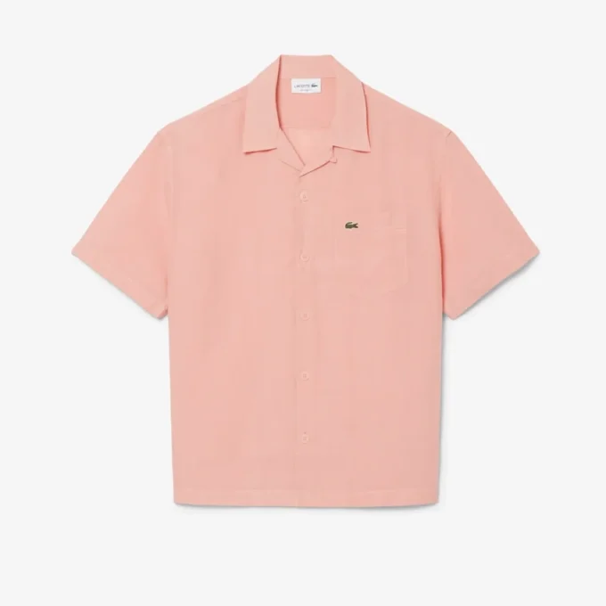 Chemise en lin coupe décontractée