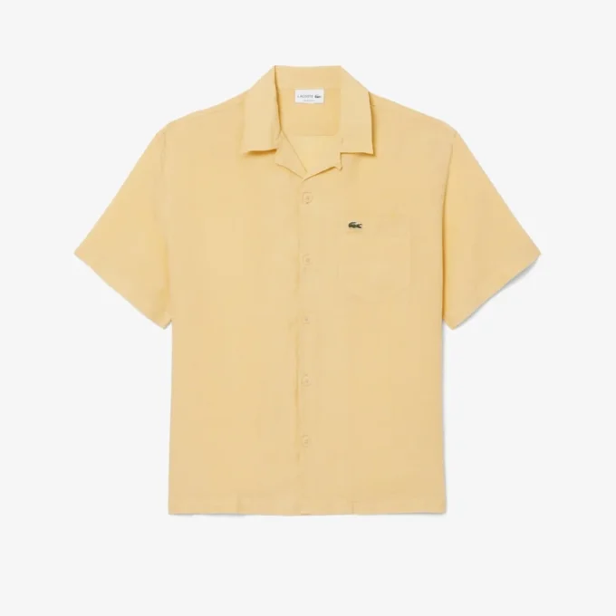 Chemise en lin coupe décontractée