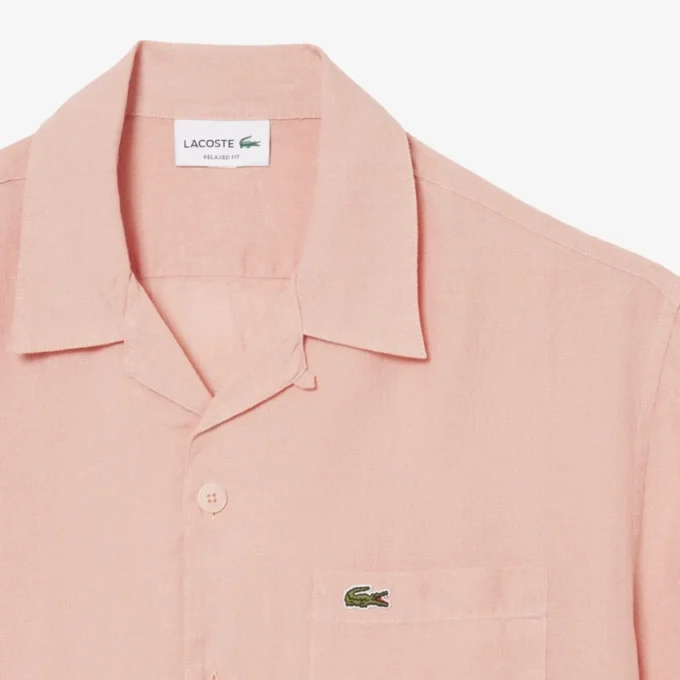 Chemise en lin coupe décontractée