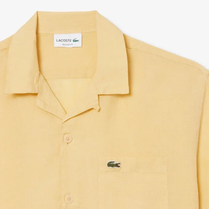 Chemise en lin coupe décontractée