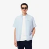 Chemise en lin à manches courtes pour homme