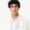 Chemise en lin à manches courtes pour homme