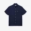 Chemise en lin à manches courtes pour homme