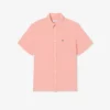 Chemise en lin à manches courtes pour homme