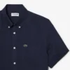 Chemise en lin à manches courtes pour homme