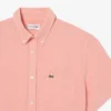 Chemise en lin à manches courtes pour homme