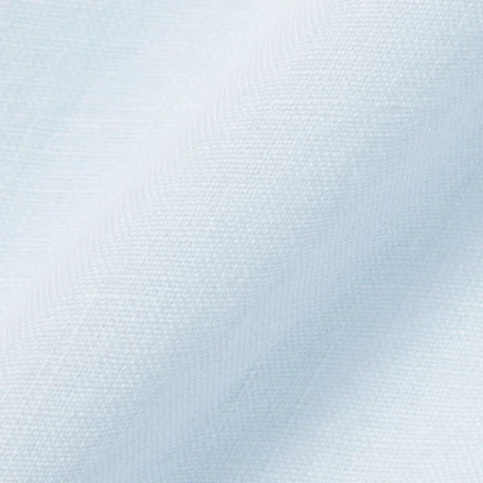 Chemise en lin à manches courtes pour homme