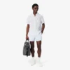 Chemise en lin à manches courtes pour homme, coupe classique Chemise en lin à manches courtes pour homme, coupe classique