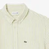 Chemise en lin à manches courtes pour homme, coupe classique