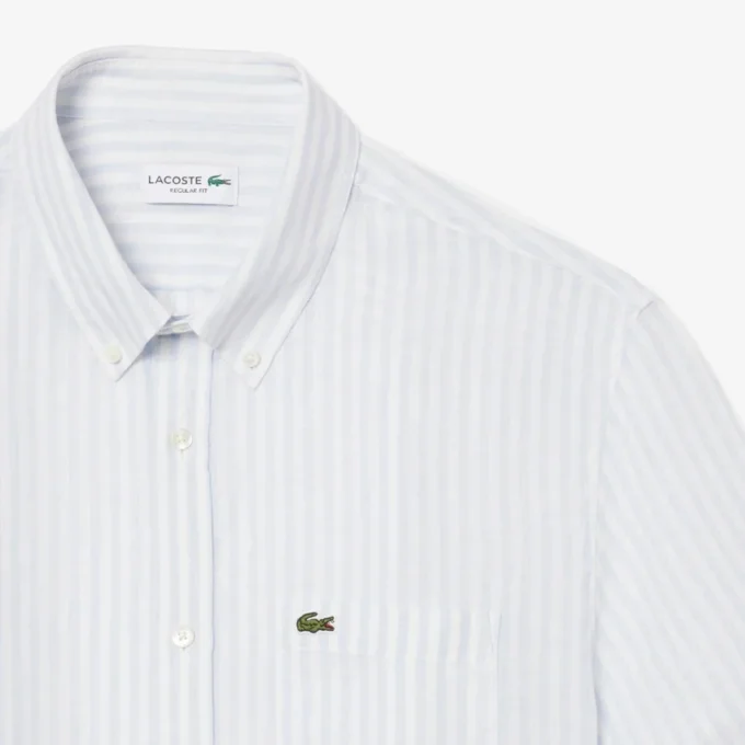 Chemise en lin à manches courtes pour homme, coupe classique Chemise en lin à manches courtes pour homme, coupe classique