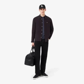 Chemise en lin pour homme, coupe classique