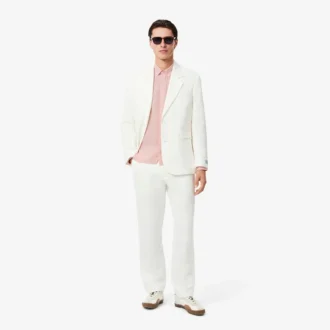 Chemise en lin pour homme, coupe classique