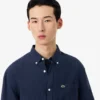 Chemise en lin pour homme, coupe classique