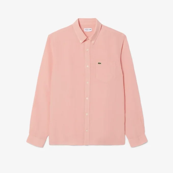 Chemise en lin pour homme, coupe classique Chemise en lin pour homme, coupe classique