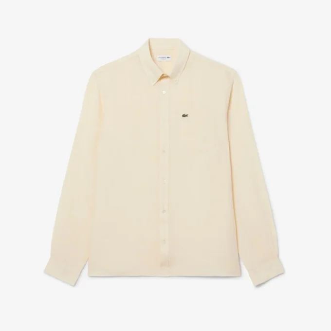 Chemise en lin pour homme, coupe classique Chemise en lin pour homme, coupe classique