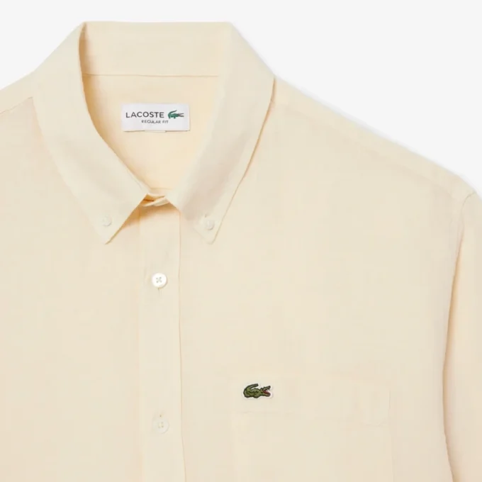 Chemise en lin pour homme, coupe classique Chemise en lin pour homme, coupe classique