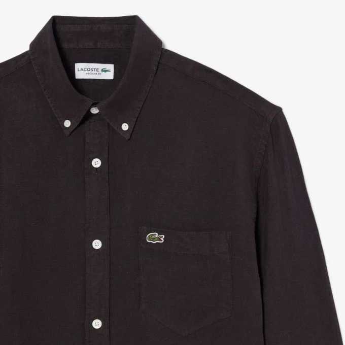 Chemise en lin pour homme, coupe classique Chemise en lin pour homme, coupe classique