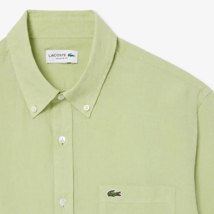 Chemise en lin pour homme, coupe classique Chemise en lin pour homme, coupe classique
