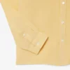 Chemise en lin pour homme, coupe classique