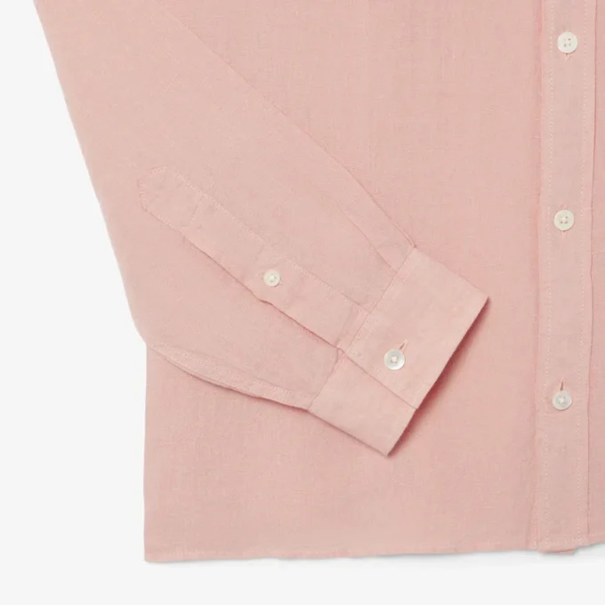 Chemise en lin pour homme, coupe classique Chemise en lin pour homme, coupe classique