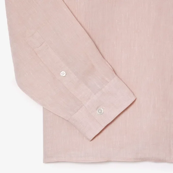 Chemise en lin pour homme, coupe classique Chemise en lin pour homme, coupe classique