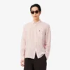 Chemise en lin rayée coupe classique pour homme Chemise en lin rayée coupe classique pour homme