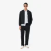 Chemise en lin rayée coupe classique pour homme Chemise en lin rayée coupe classique pour homme