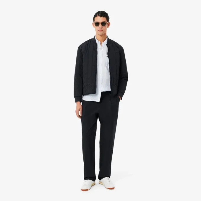 Chemise en lin rayée coupe classique pour homme Chemise en lin rayée coupe classique pour homme