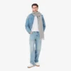 Chemise en lin rayée coupe classique pour homme Chemise en lin rayée coupe classique pour homme