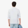 Chemise en lin rayée coupe classique pour homme Chemise en lin rayée coupe classique pour homme