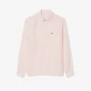 Chemise en lin rayée coupe classique pour homme Chemise en lin rayée coupe classique pour homme