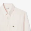 Chemise en lin rayée coupe classique pour homme Chemise en lin rayée coupe classique pour homme